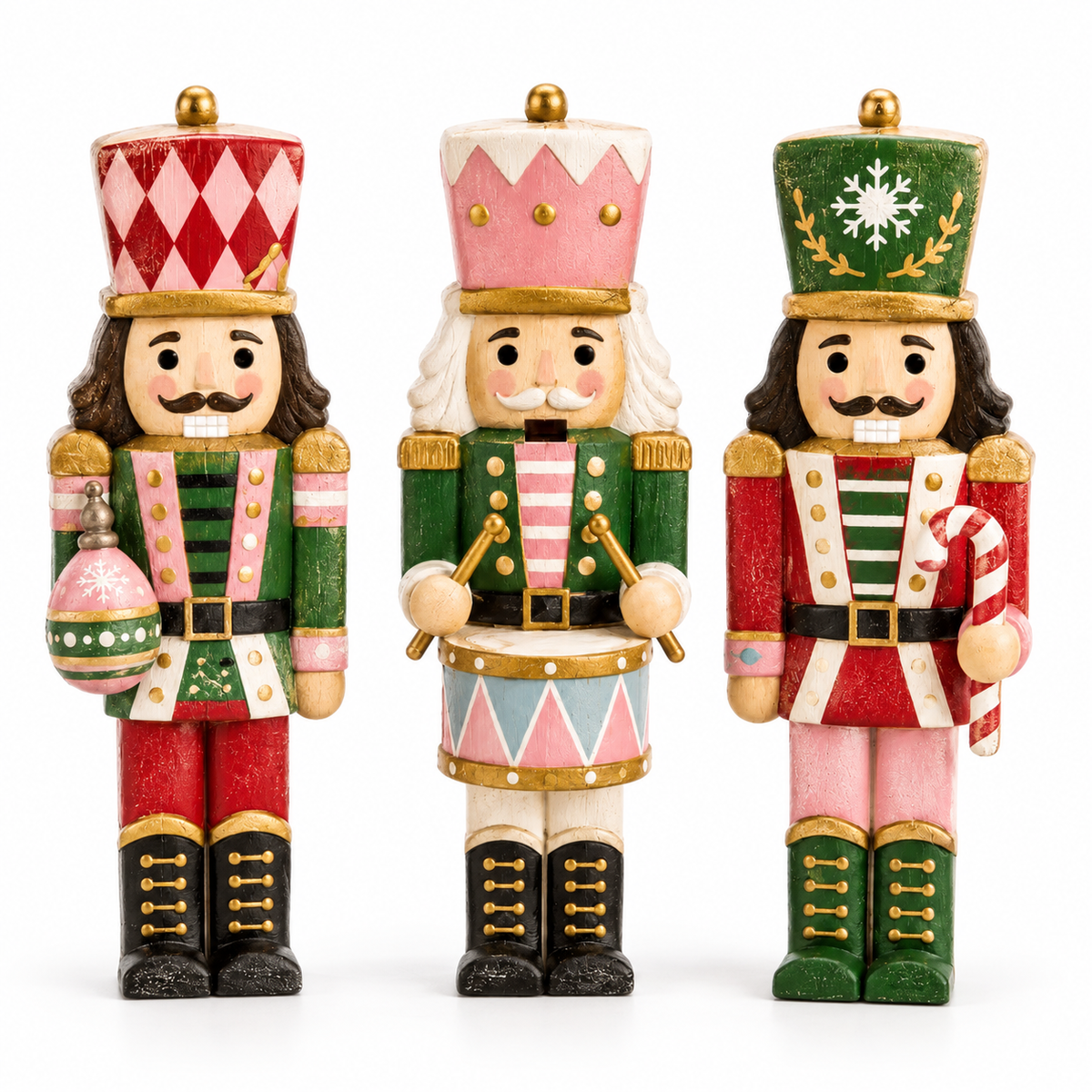 🎁 Nutcrackers | Wooden Holiday Decor | Gifts for Christmas Collectors