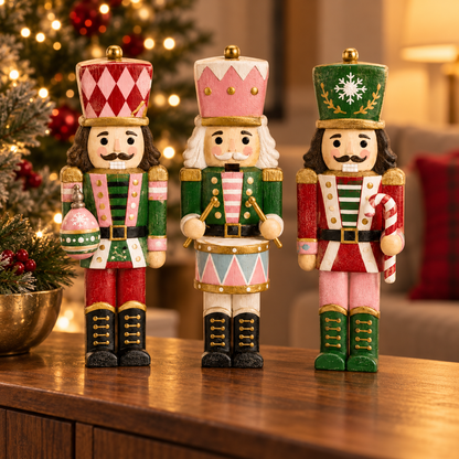 🎁 Nutcrackers | Wooden Holiday Decor | Gifts for Christmas Collectors