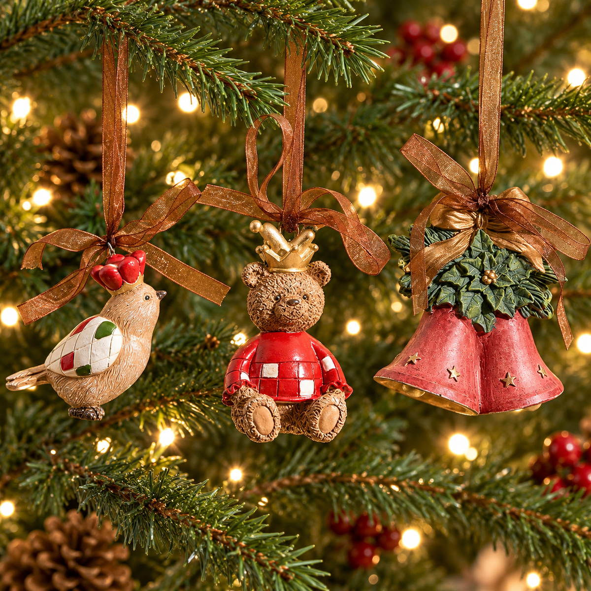 🎄 Ornaments | Resin | Tree Decor | Holiday Gifts | Classic Charm