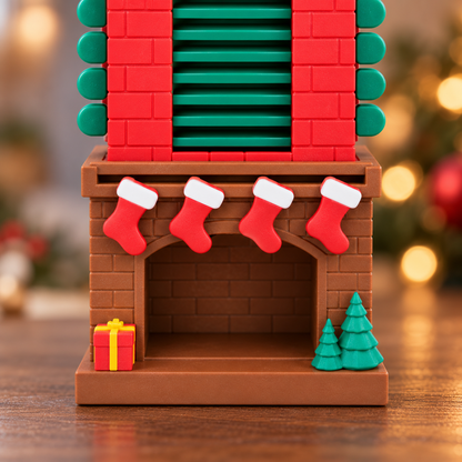 🎅 Advent Calendar | Festive Plastic Fireplace | Family Countdown Magic
