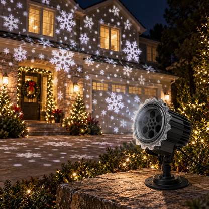 ❄️ Christmas Projector | Outdoor Decor | Holiday Gift | Snowflake Effects