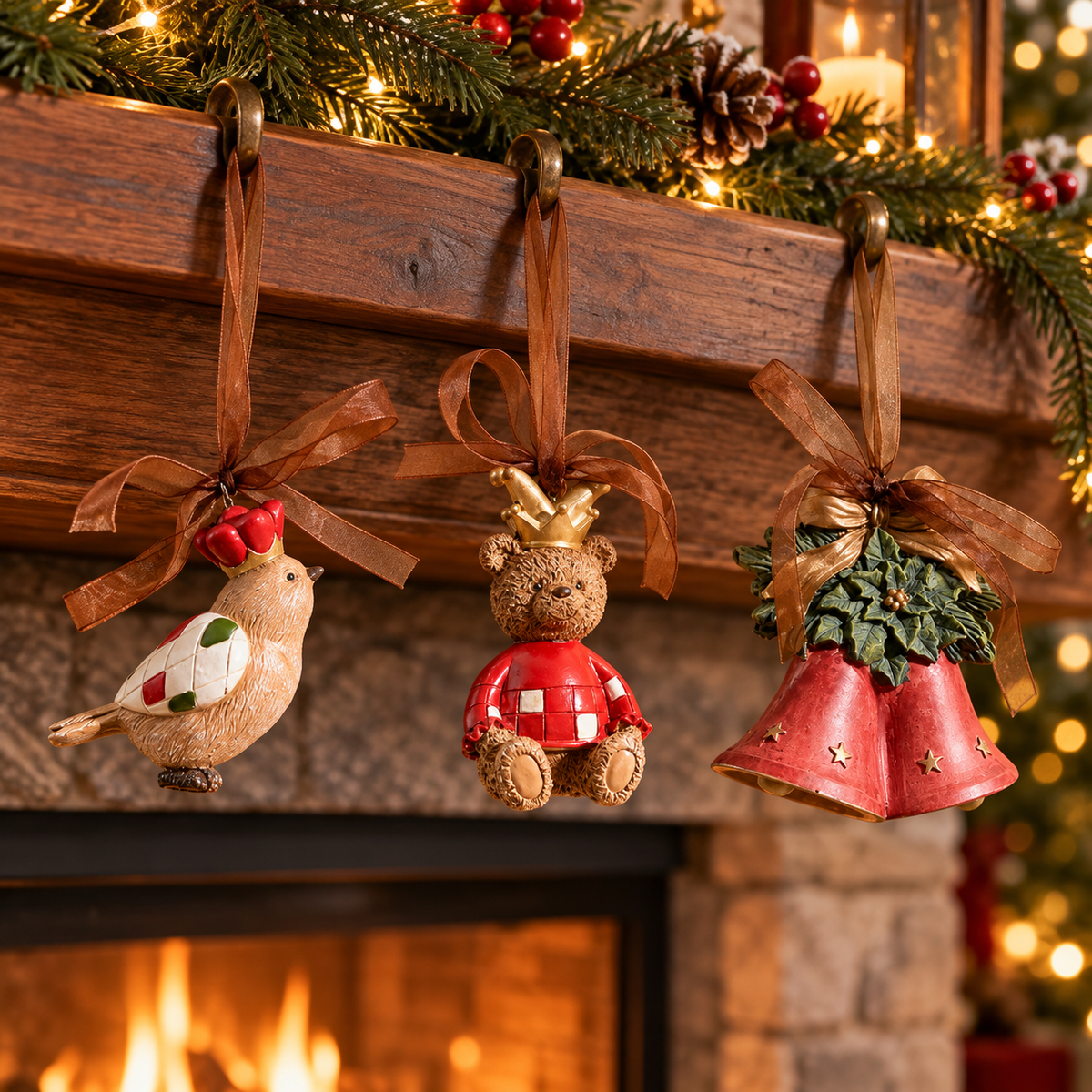 🎄 Ornaments | Resin | Tree Decor | Holiday Gifts | Classic Charm