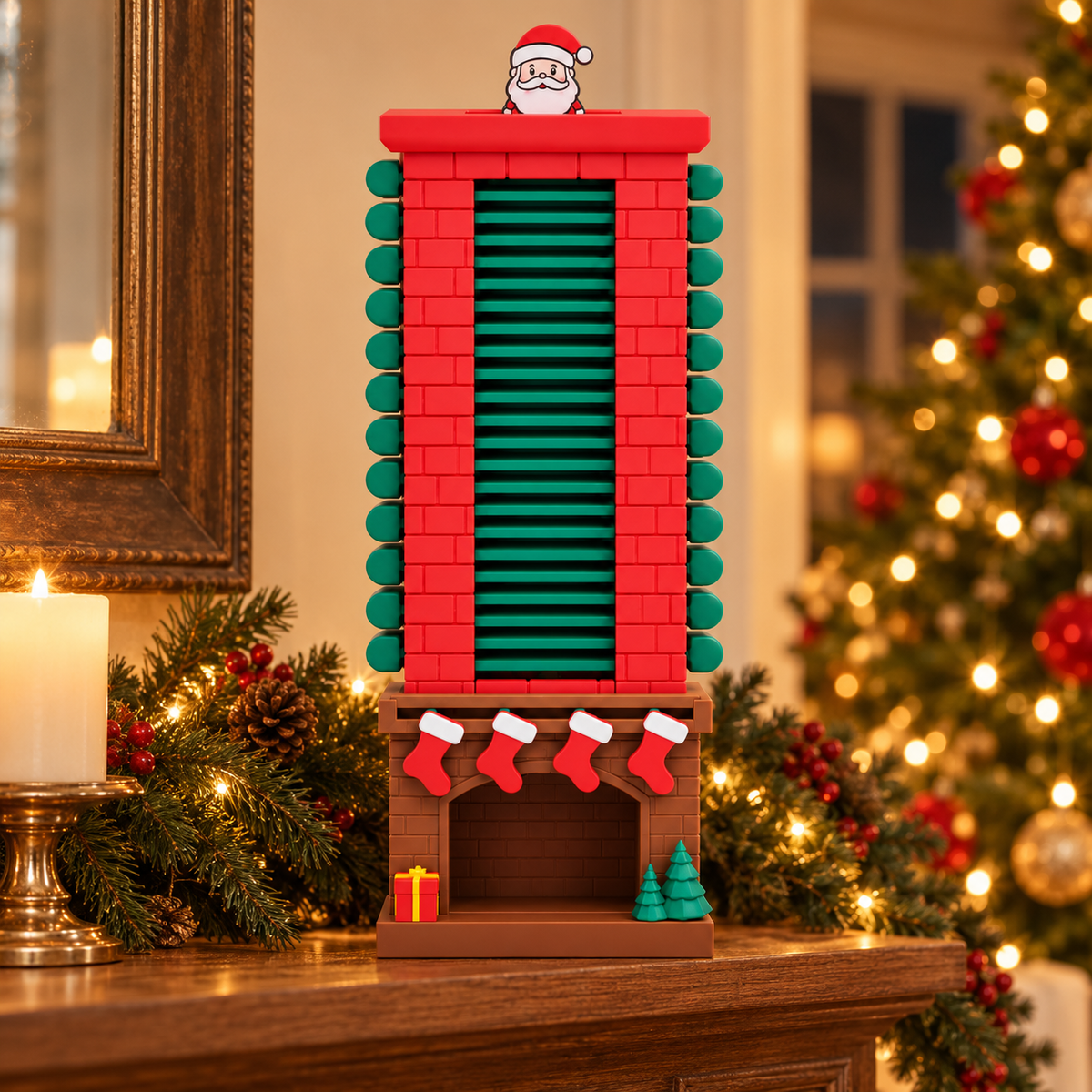 🎅 Advent Calendar | Festive Plastic Fireplace | Family Countdown Magic