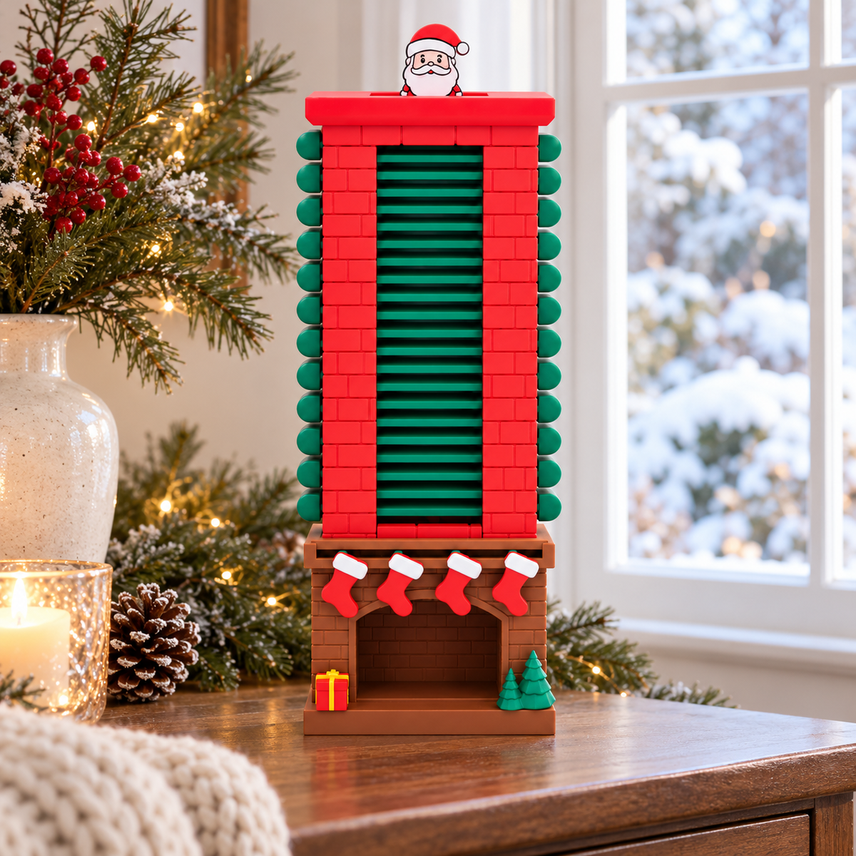 🎅 Advent Calendar | Festive Plastic Fireplace | Family Countdown Magic