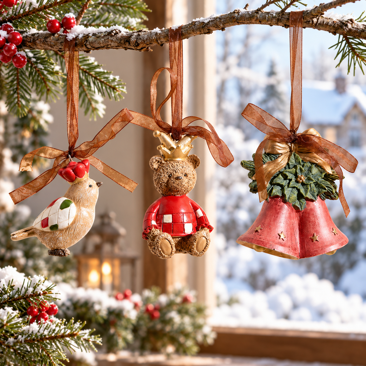 🎄 Ornaments | Resin | Tree Decor | Holiday Gifts | Classic Charm
