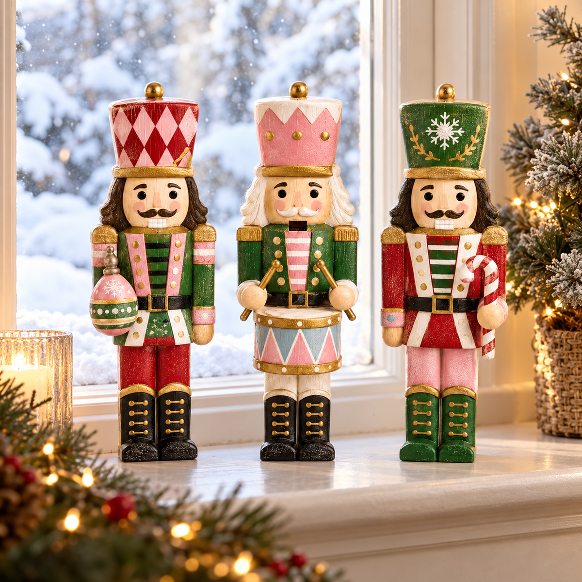 🎁 Nutcrackers | Wooden Holiday Decor | Gifts for Christmas Collectors