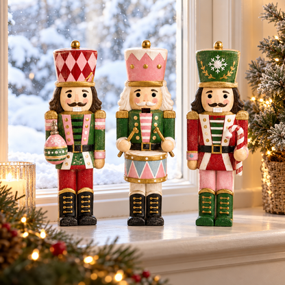 🎁 Nutcrackers | Wooden Holiday Decor | Gifts for Christmas Collectors