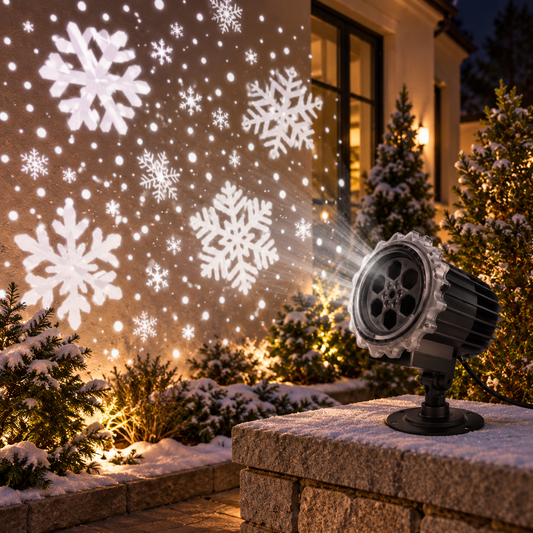 ❄️ Christmas Projector | Outdoor Decor | Holiday Gift | Snowflake Effects