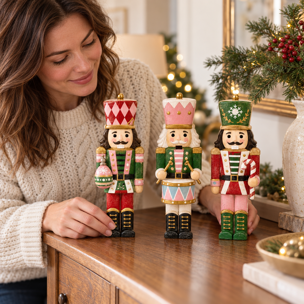 🎁 Nutcrackers | Wooden Holiday Decor | Gifts for Christmas Collectors